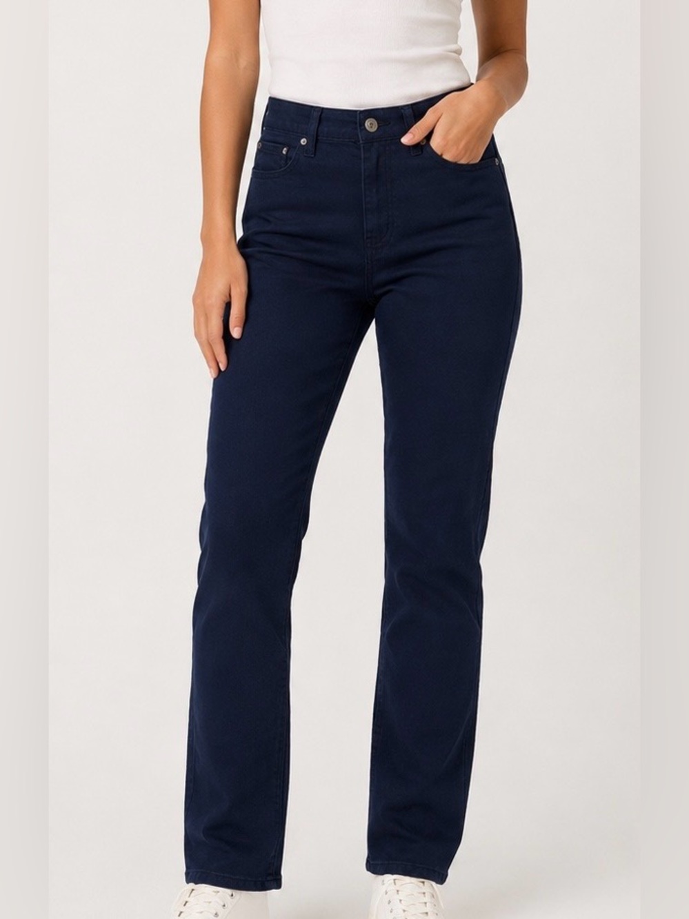 prAna Kayla High Rise Jeans Womens Size 0 Short Indie Blue Stretch organic denim